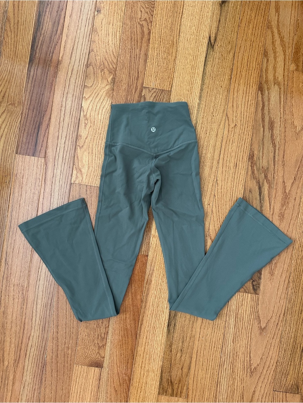 lululemon High-Rise Flare Leggings in Forest Green